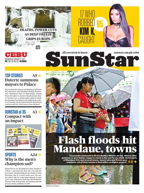 sunstar cebu news today|SunStar Philippines .